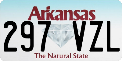AR license plate 297VZL