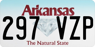 AR license plate 297VZP