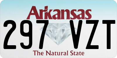 AR license plate 297VZT