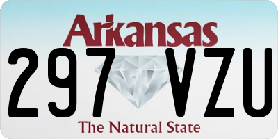 AR license plate 297VZU