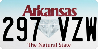 AR license plate 297VZW