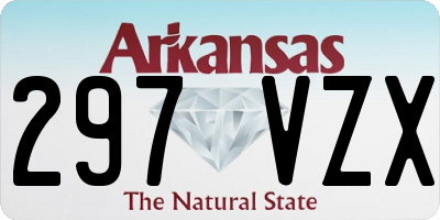 AR license plate 297VZX
