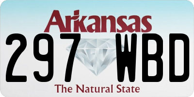 AR license plate 297WBD