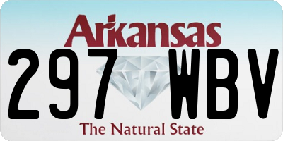 AR license plate 297WBV