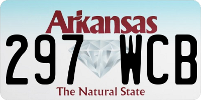 AR license plate 297WCB