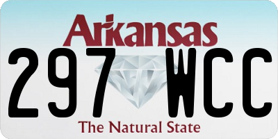 AR license plate 297WCC