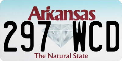 AR license plate 297WCD