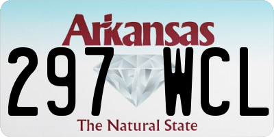 AR license plate 297WCL