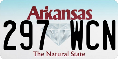 AR license plate 297WCN