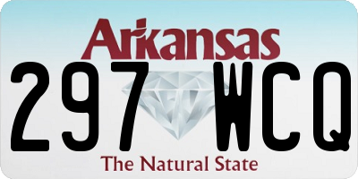 AR license plate 297WCQ