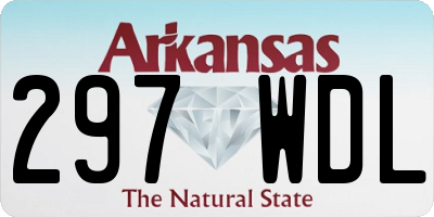 AR license plate 297WDL