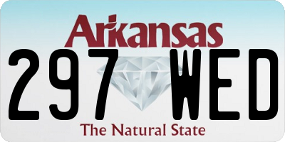 AR license plate 297WED