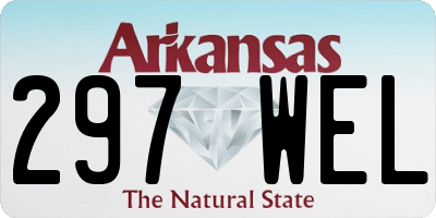 AR license plate 297WEL