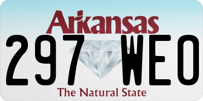 AR license plate 297WEO