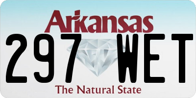 AR license plate 297WET