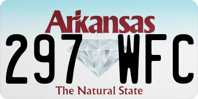 AR license plate 297WFC