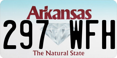 AR license plate 297WFH