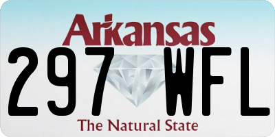 AR license plate 297WFL