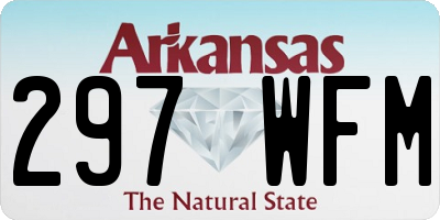 AR license plate 297WFM