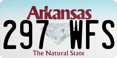 AR license plate 297WFS