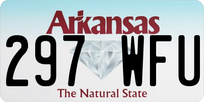 AR license plate 297WFU