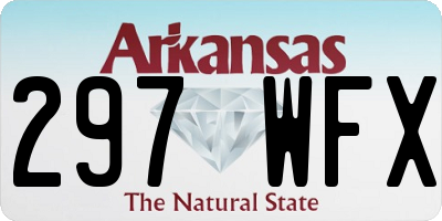 AR license plate 297WFX