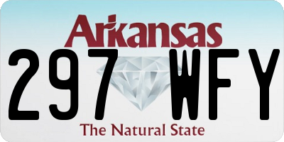 AR license plate 297WFY