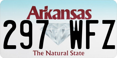 AR license plate 297WFZ
