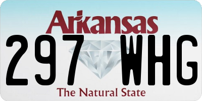 AR license plate 297WHG