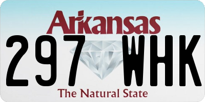 AR license plate 297WHK