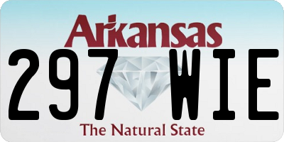 AR license plate 297WIE