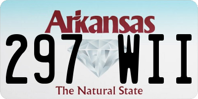 AR license plate 297WII