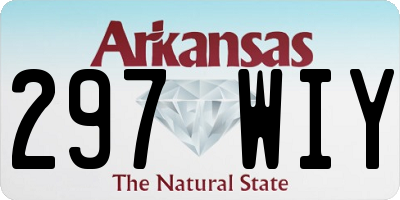 AR license plate 297WIY