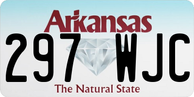 AR license plate 297WJC