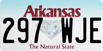 AR license plate 297WJE