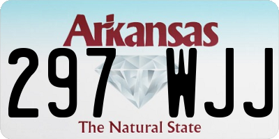 AR license plate 297WJJ