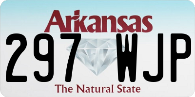 AR license plate 297WJP
