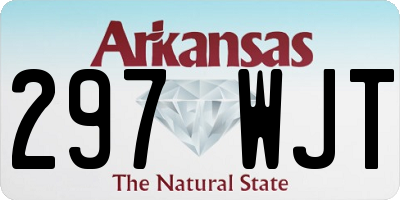 AR license plate 297WJT