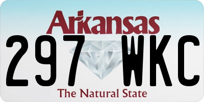AR license plate 297WKC
