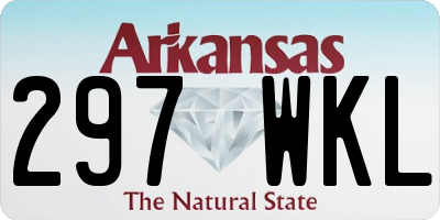 AR license plate 297WKL