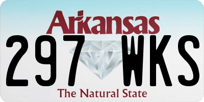 AR license plate 297WKS