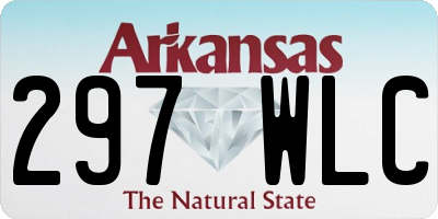 AR license plate 297WLC