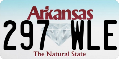 AR license plate 297WLE
