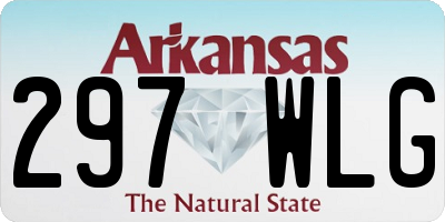 AR license plate 297WLG