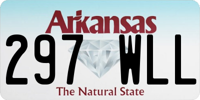 AR license plate 297WLL