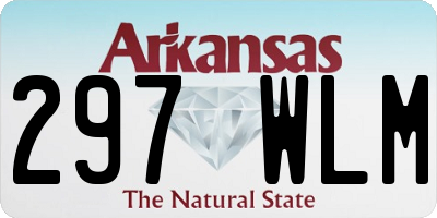 AR license plate 297WLM