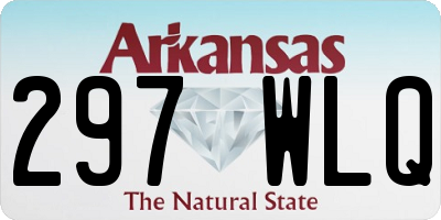 AR license plate 297WLQ