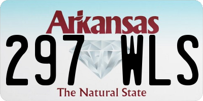 AR license plate 297WLS