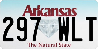 AR license plate 297WLT
