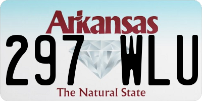 AR license plate 297WLU